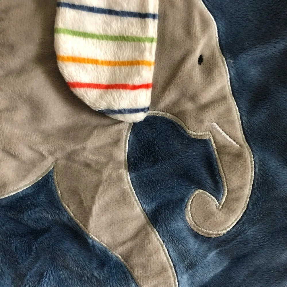 ACTIVITY PLAY MAT BABY BLANKET, zoo elephant ear, sensory noises, teethi…